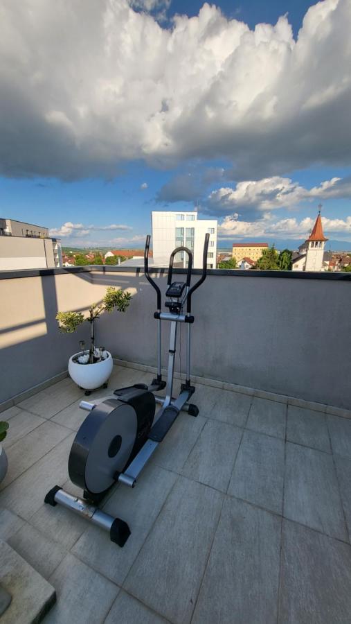 Sibiu Bach Penthouse Apartman Kültér fotó