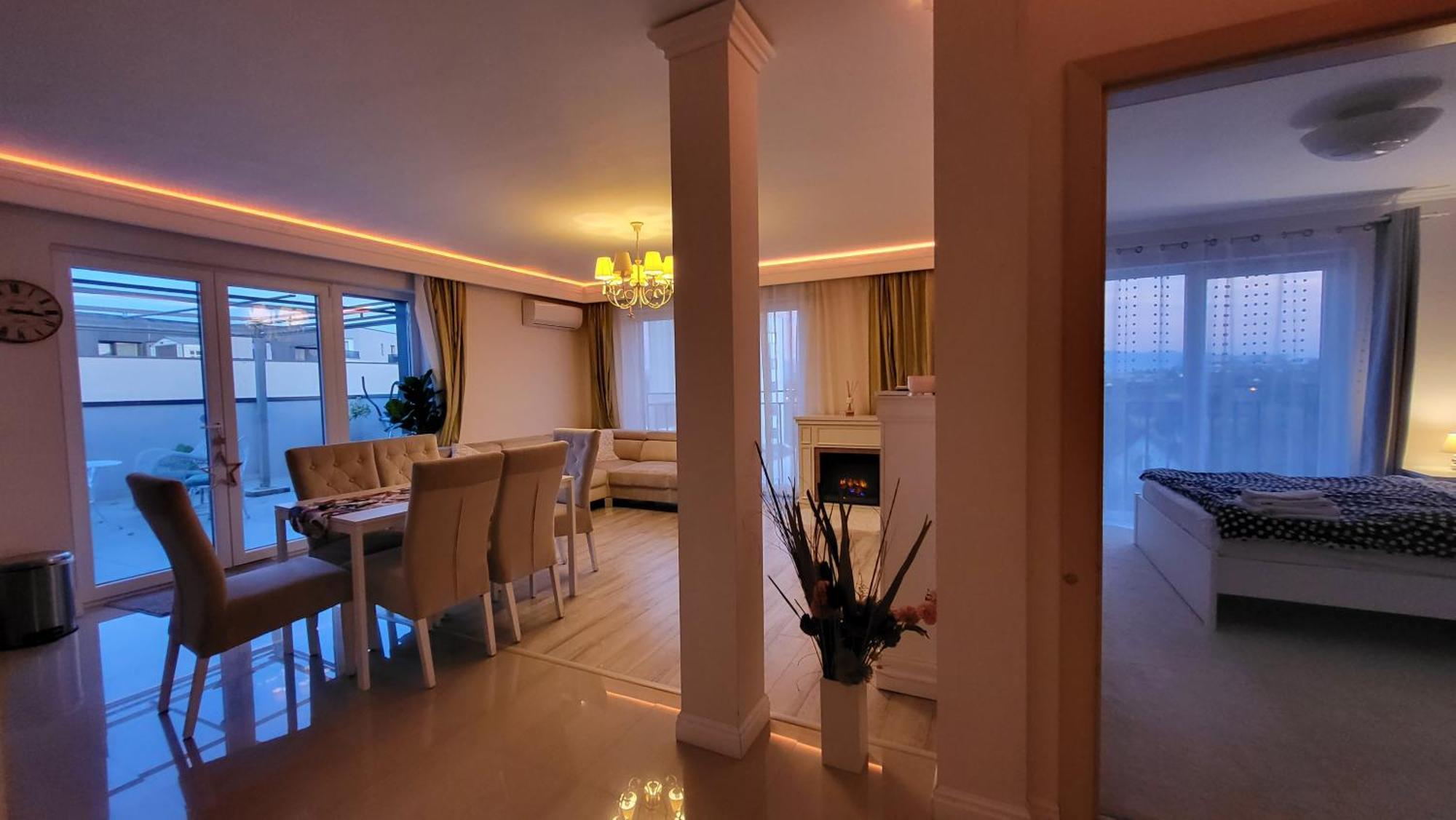 Sibiu Bach Penthouse Apartman Kültér fotó