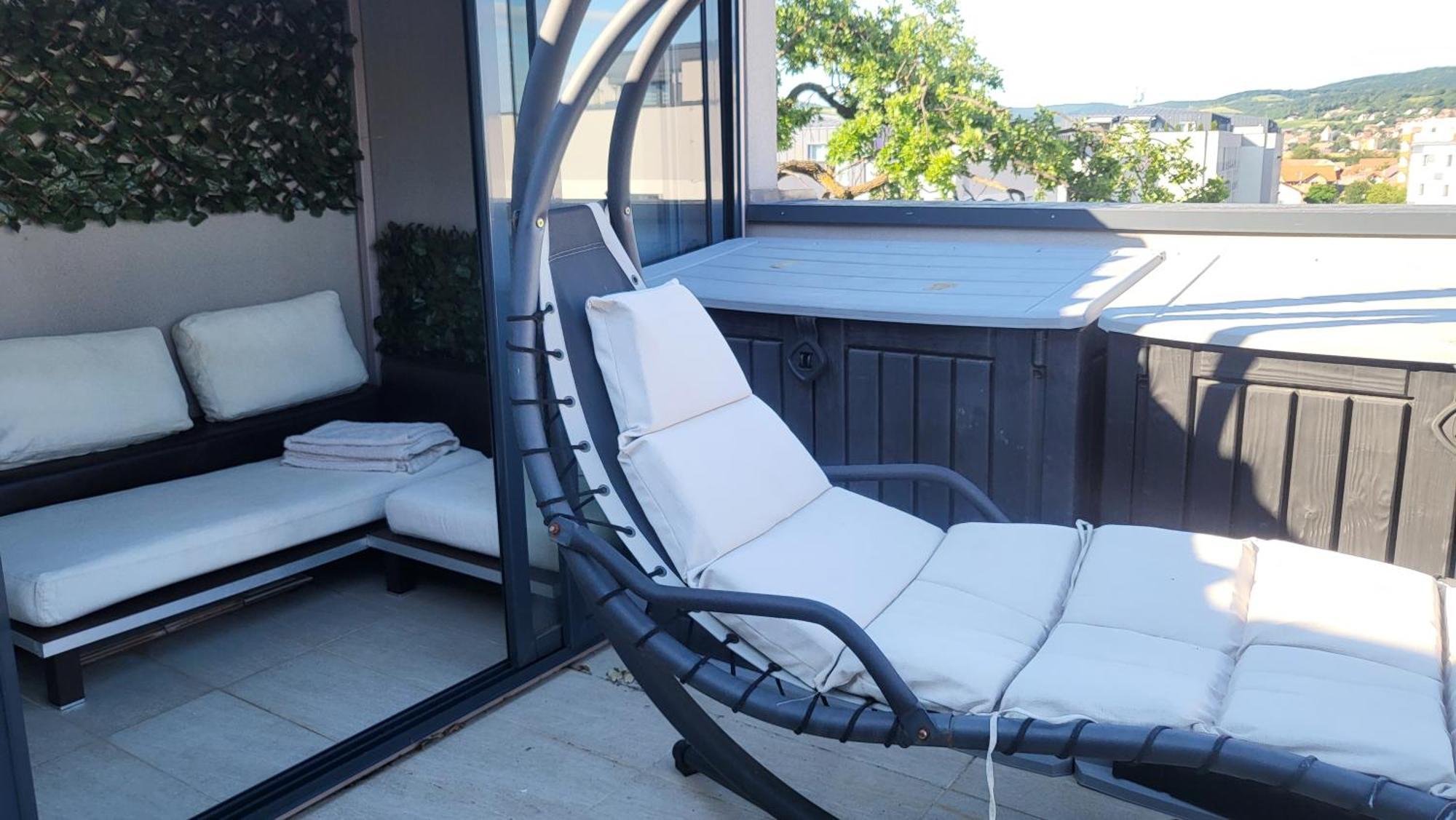 Sibiu Bach Penthouse Apartman Kültér fotó